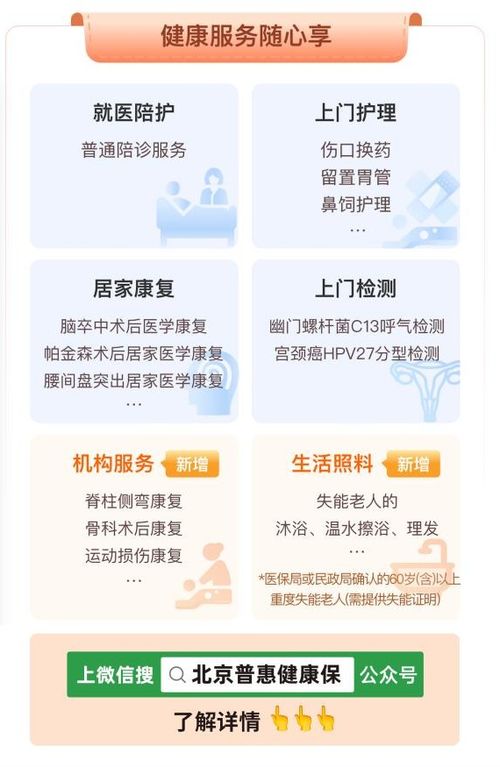 就醫(yī)陪護(hù) 上門護(hù)理 居家康復(fù) 北京普惠健康保服務(wù)增至49項(xiàng)